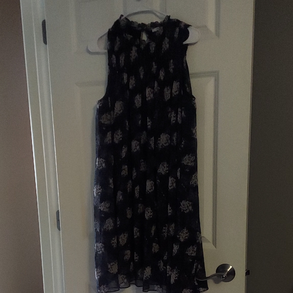 Joie Dark Floral Midi Dress